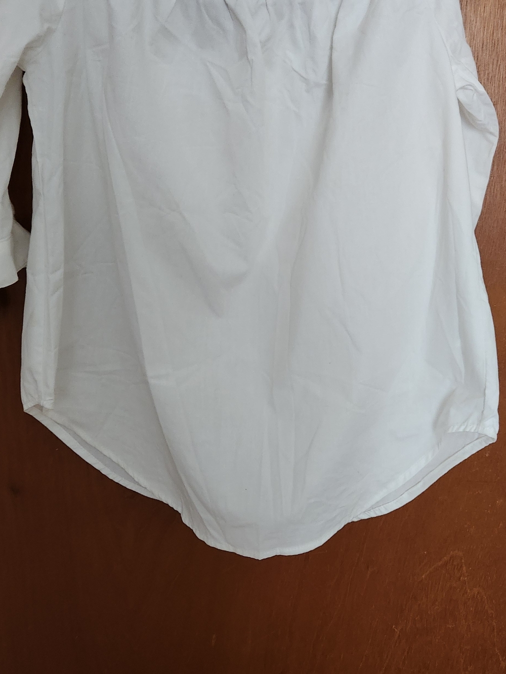 Stylish Off Shoulder Classic White Top Size S 100% Cotton